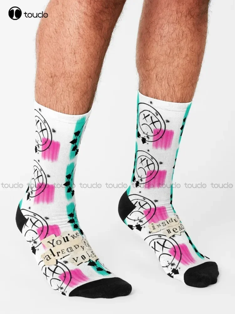 The Voice Inside My Head Socks  Socks Personalized Custom Unisex Adult Teen Youth Socks 360° Digital Print Fashion New