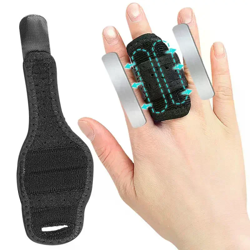 Pain Relief Trigger First Aid Finger Fixing Splint Straightener Brace Corrector Support Finger Splint Corrector Support 1PCS