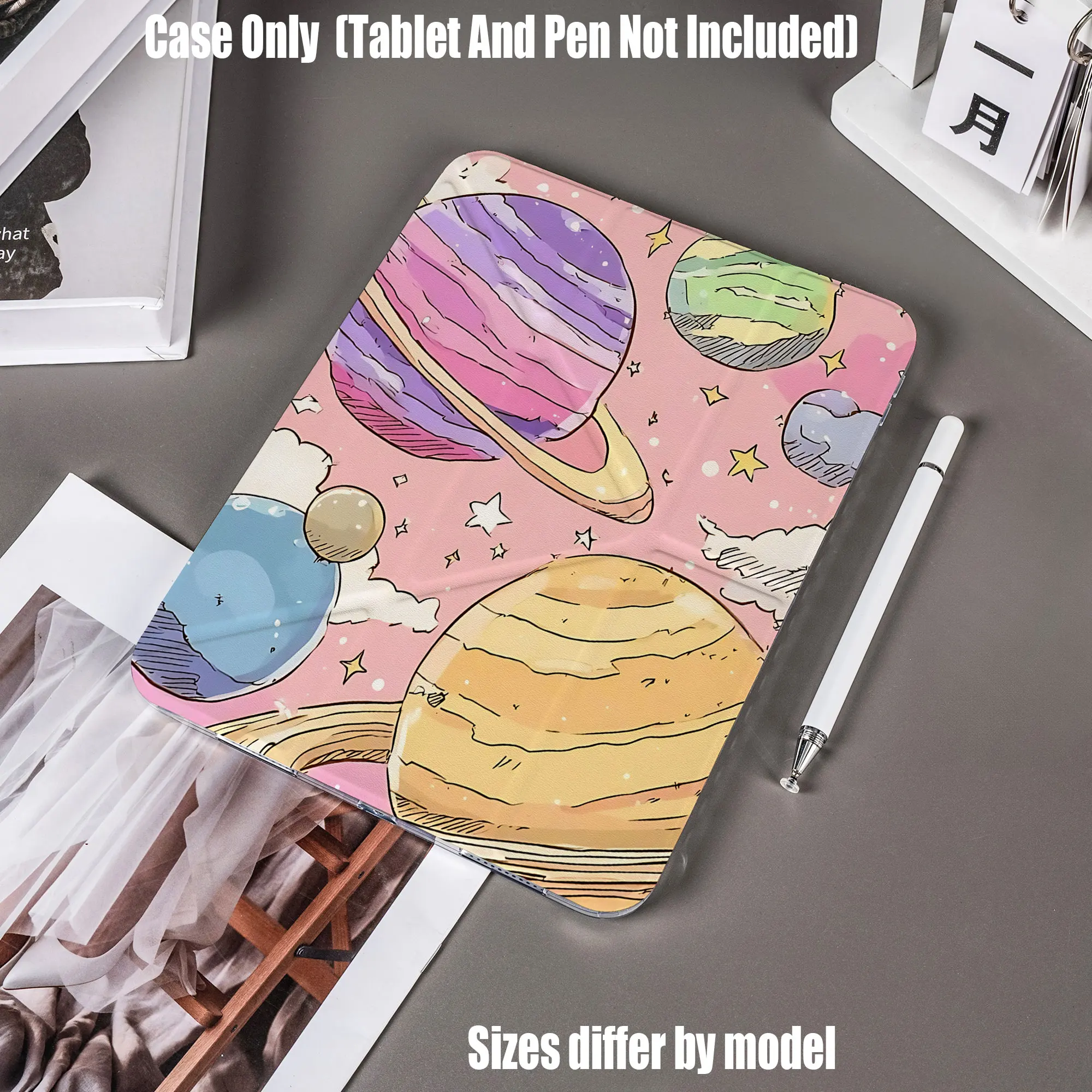 Slim Fit Premium TPU Tablet Cover, Shockproof Durable Lightweight Protective Case for iPad Samsung Huawei Honor Redmi Xiaomi