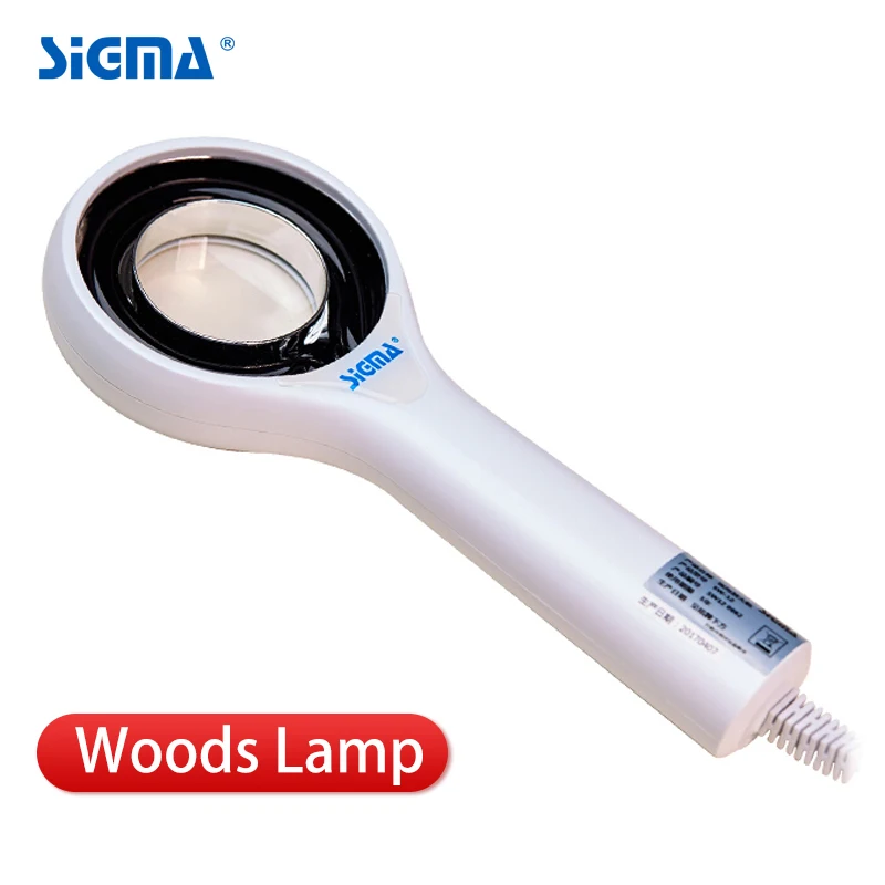 Portable Photodiagnosis Medical Magnifier Dermoscopy Woods Lamp for Disorder Analysis