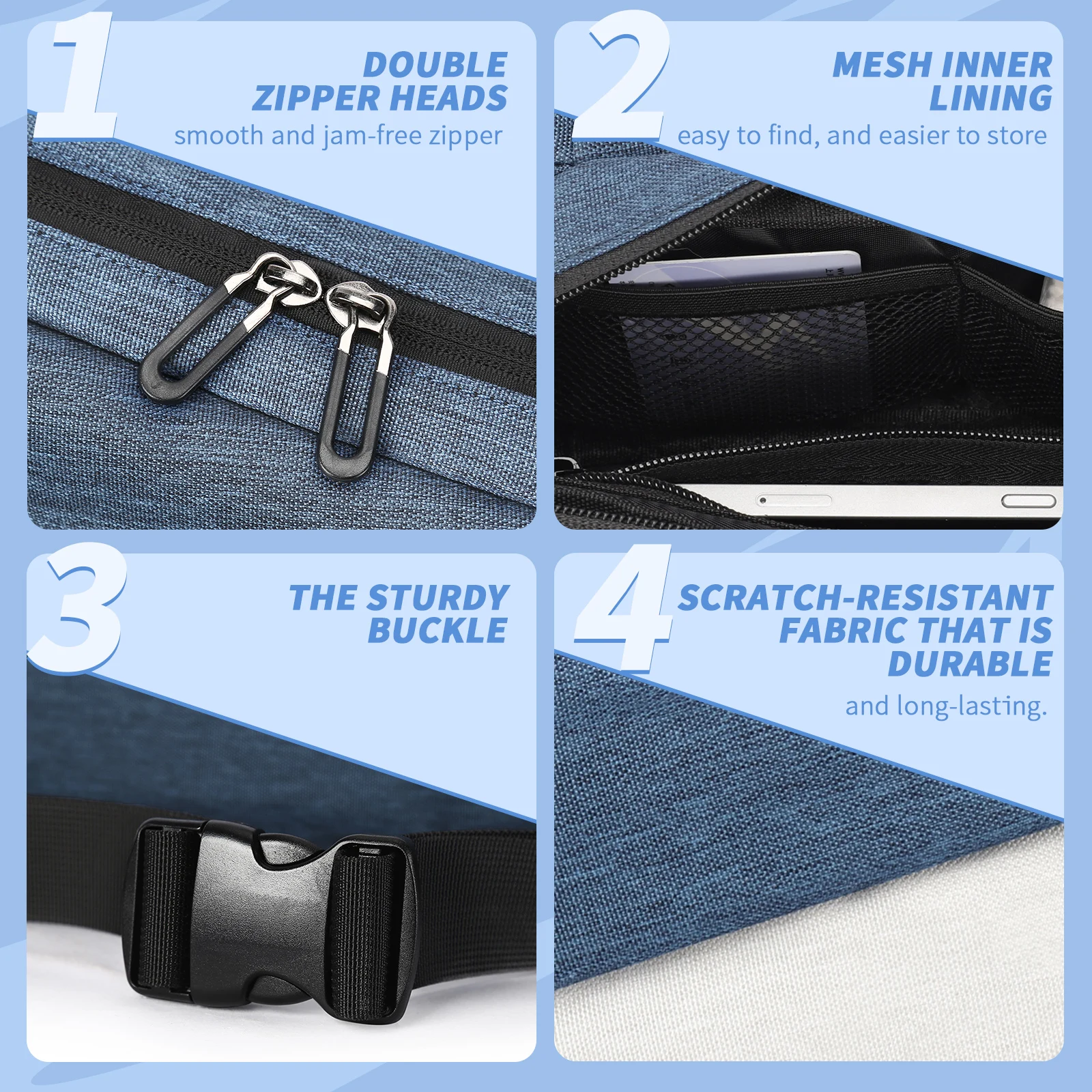 Marsupio a tracolla antifurto per uomo donna, zaino piccolo con una borsa a tracolla, zaino a tracolla per lo sport