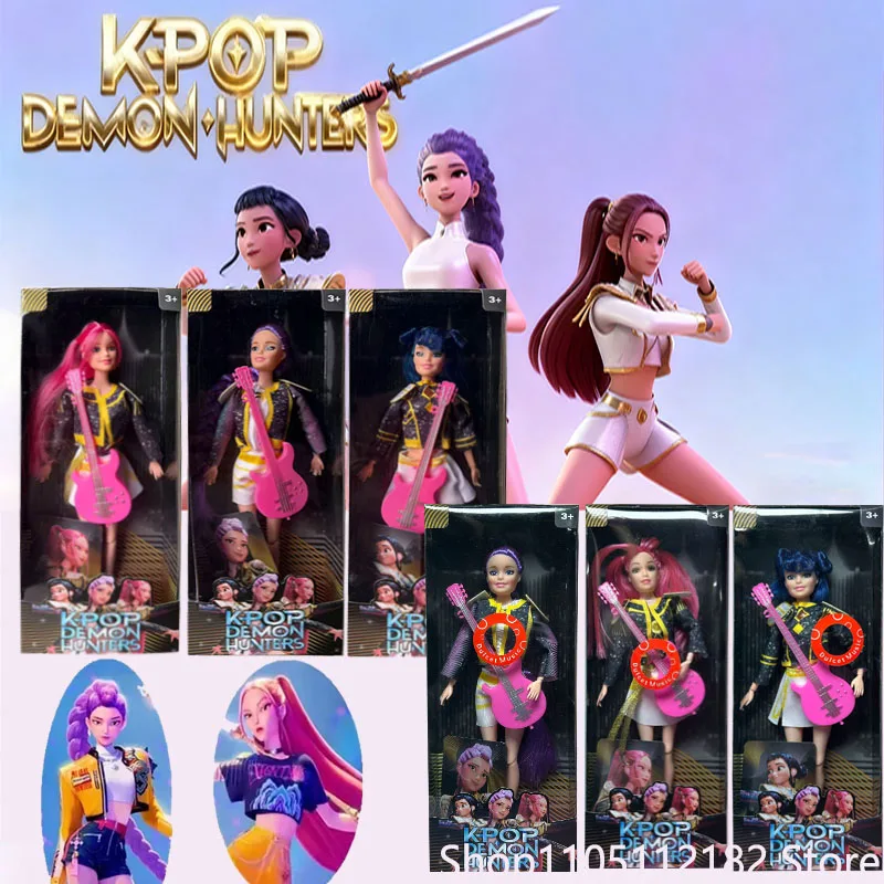 

Новая тематическая подарочная коробка Kpop Demon Hunter, коллекционные предметы премиум-класса с музыкальным эффектом, идеально подходят для фанатов, украшения для дня рождения, рождественской вечеринки
