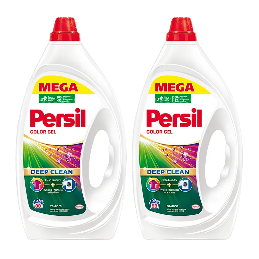 2x PERSIL Color Gel Gel 88 washes 3.96L