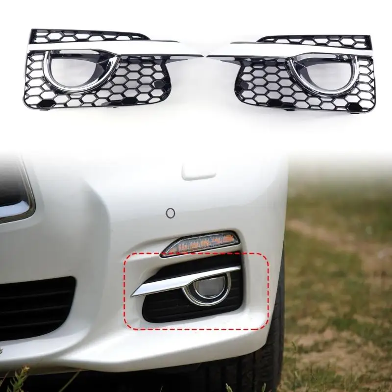 1 Pair Ventilated Headlight Guards Grilles Promoting Airflows Quick Clip Design For Easy Mounting 622574GA0A 622564GA0A R6FB