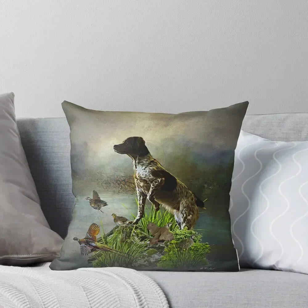 

French Brittany , Bird hunting Throw Pillow Bed pillowcases Sofa Pillow Cover Rectangular Cushion Cover sleeping pillows pillow