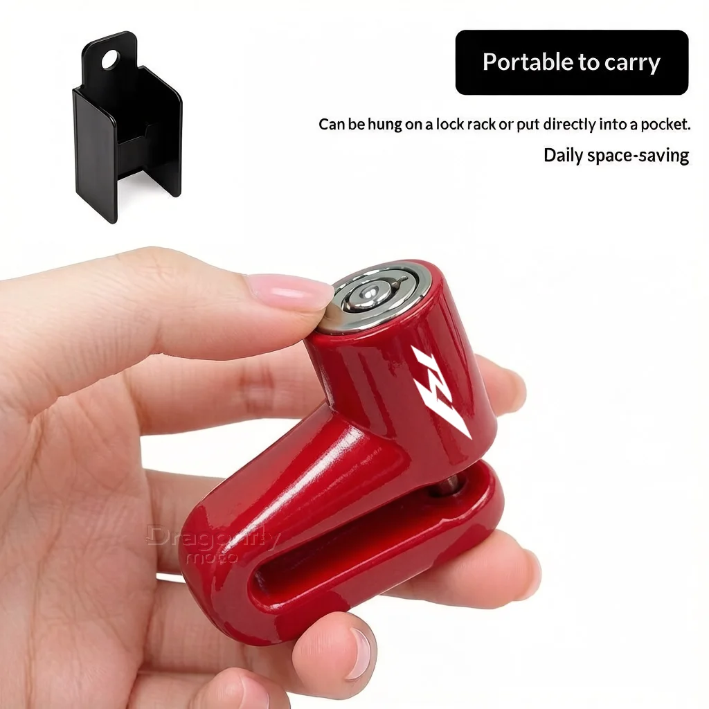 For YAMAHA YZFR1 YZF R1 Motorcycle Disc Lock Safety Theft Protect Cap Anti-theft Lock Disc Brake Lock with Steel Wire