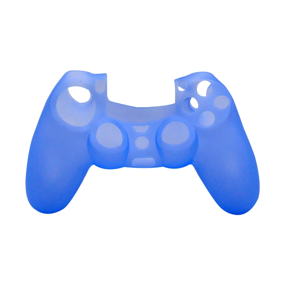 Silicone Case For PS4 Cover Slim Controller Case Video Game Controller Accessory Soft Silicone Flexible Rubber Shell Cover ﻿