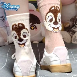 Disney Chip Dale Middle Tube Sock Cartoon Cute Sock Gifts Christmas