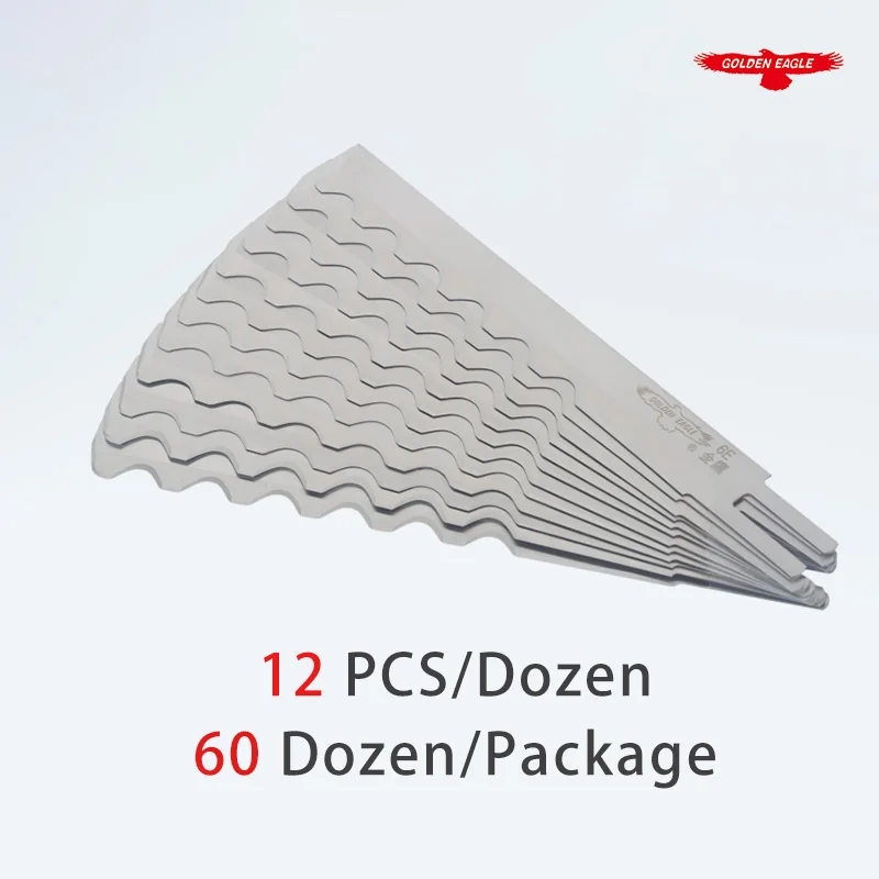 5EW 6EW 8EW 10EW 12EW Wave Knife Alloy Steel Golden Eagle Electric Shear Blade  for EASTMAN type Cutting Machine Parts - view 3