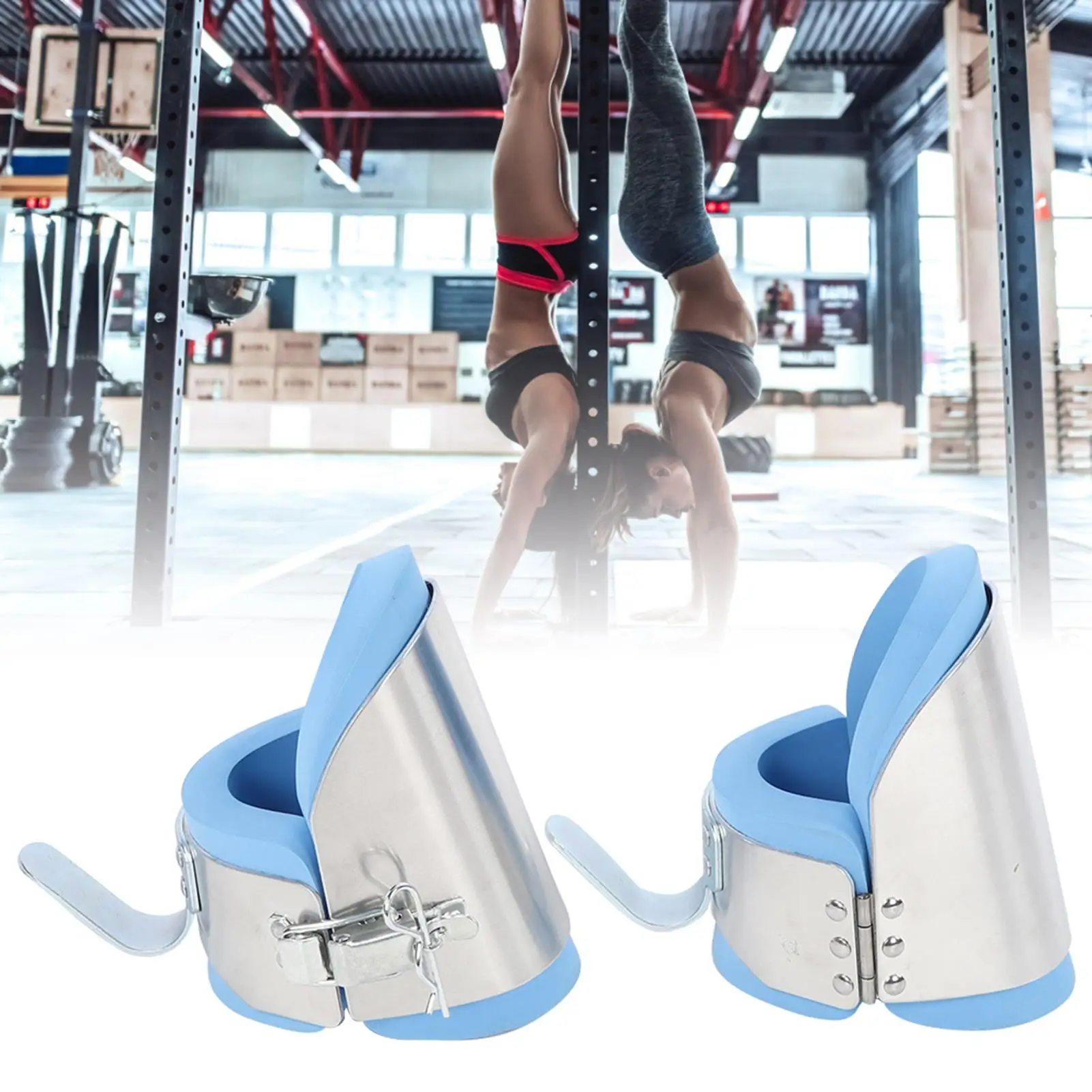 1 Pair Anti-Gravity Hanging Boots for Spine Health, Posture Correction & Blood Circulation - Fitness Inversion Therapy