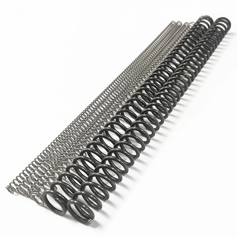 Resorte de compresión personalizado de 305mm, resorte de presión de acero, diámetro del alambre de 3mm, diámetro exterior 14 16 18 20 21 22 24 25 30mm