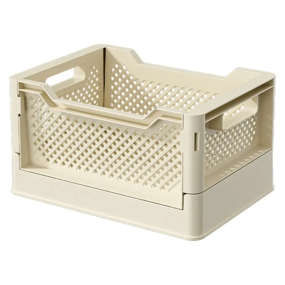 

Storage Container Large Capacity Foldable Storage Basket Portable Multi-purpose Book Frame with Dividers Toys Storage Bin School