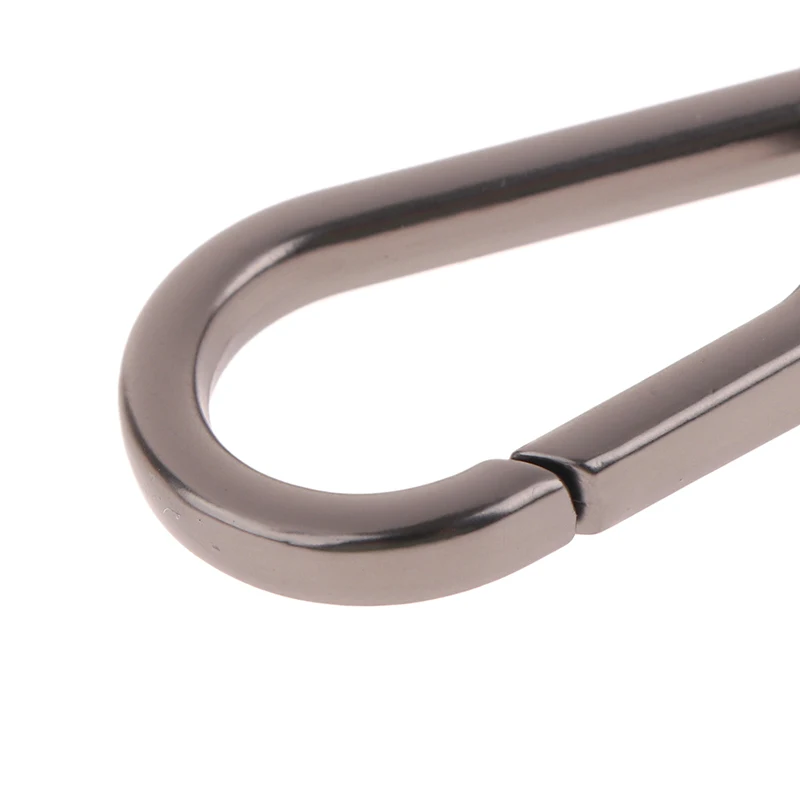 LLavero de hebilla de calabaza de Metal, gancho de escalada, llavero de coche con forma de mosquetón fuerte, accesorios, ganchos, anillo redondo, 1 ud.