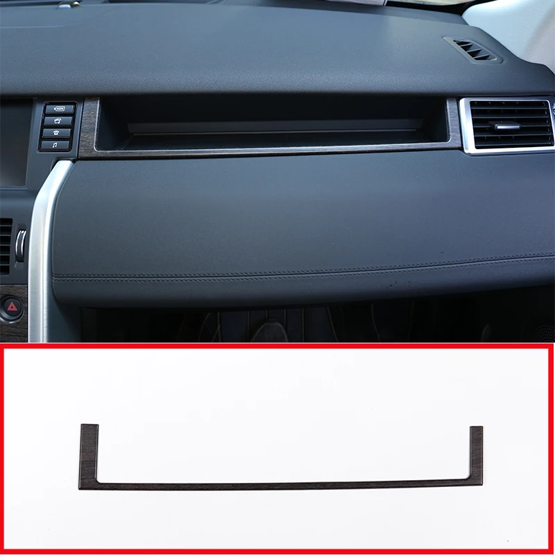 1 Pcs ABS Car Inner Co-Pilot Decoration Frame Trim Kit Accessories For Land Rover Discovery Sport 2015-2017