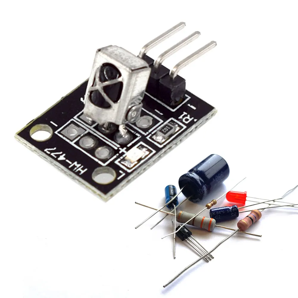 Módulo receptor de Sensor infrarrojo IR KY-022 2,7-5,5 V módulo de Control remoto 3 pines TL1838 VS1838B 1838 para Arduino Kit DIY