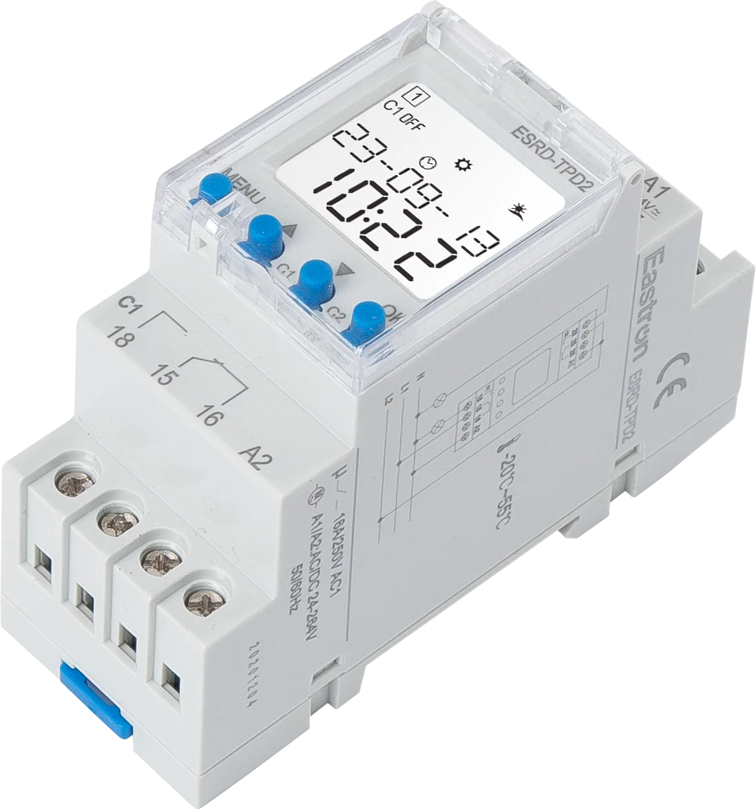 Double Channel Digital Weekly Time Switch ESRD-TPD2