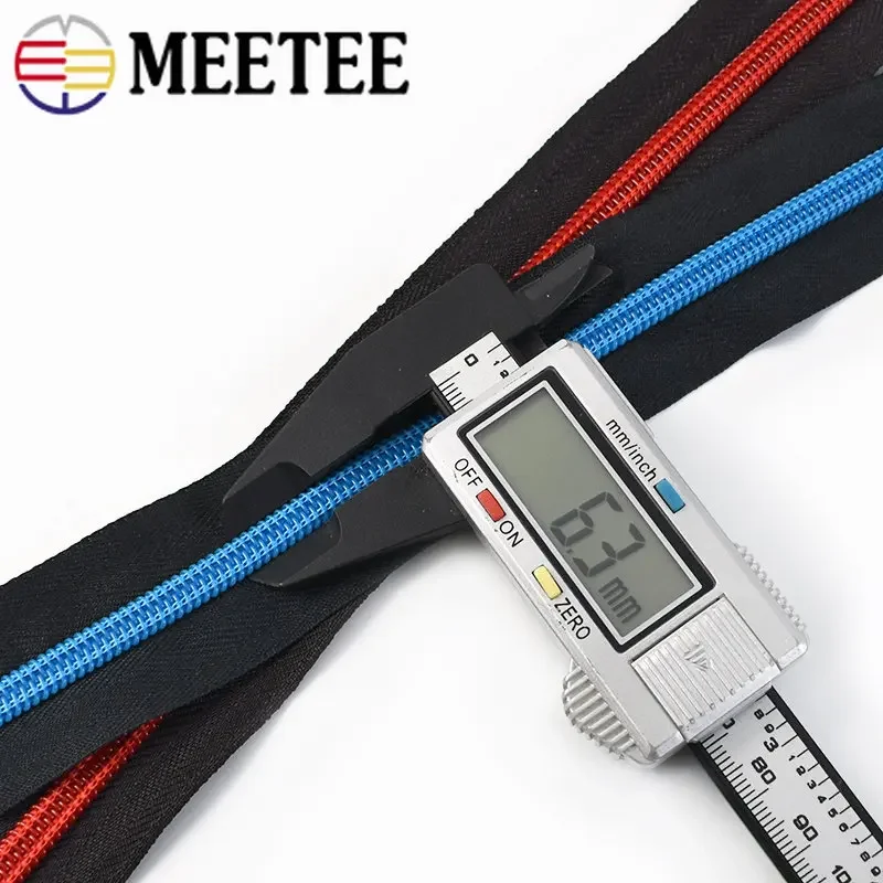 

2-10Meters 5# Nylon Zipper Tape for Bag Garment Decorative Zip Clothes Jacket Replcement Zips Repair Kits DIY Sewing Accessories