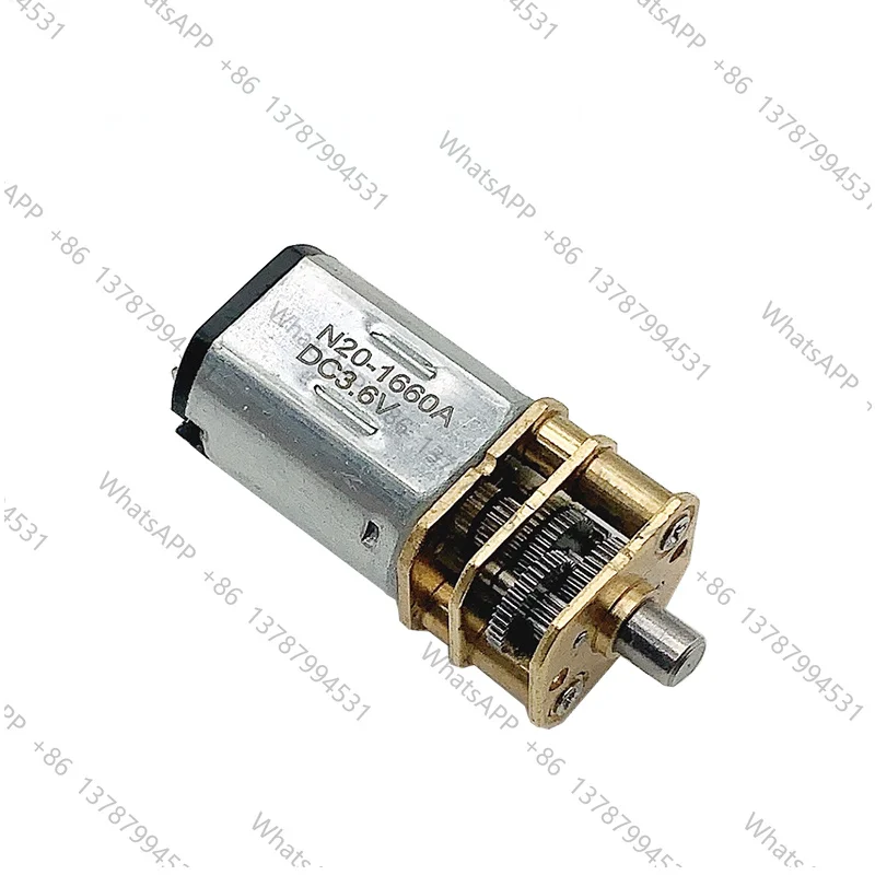 N20 Micro DC Speed Reduction Motor Electric Screwdriver Motor Micro Precision Speed Reduction Motor 3.7V