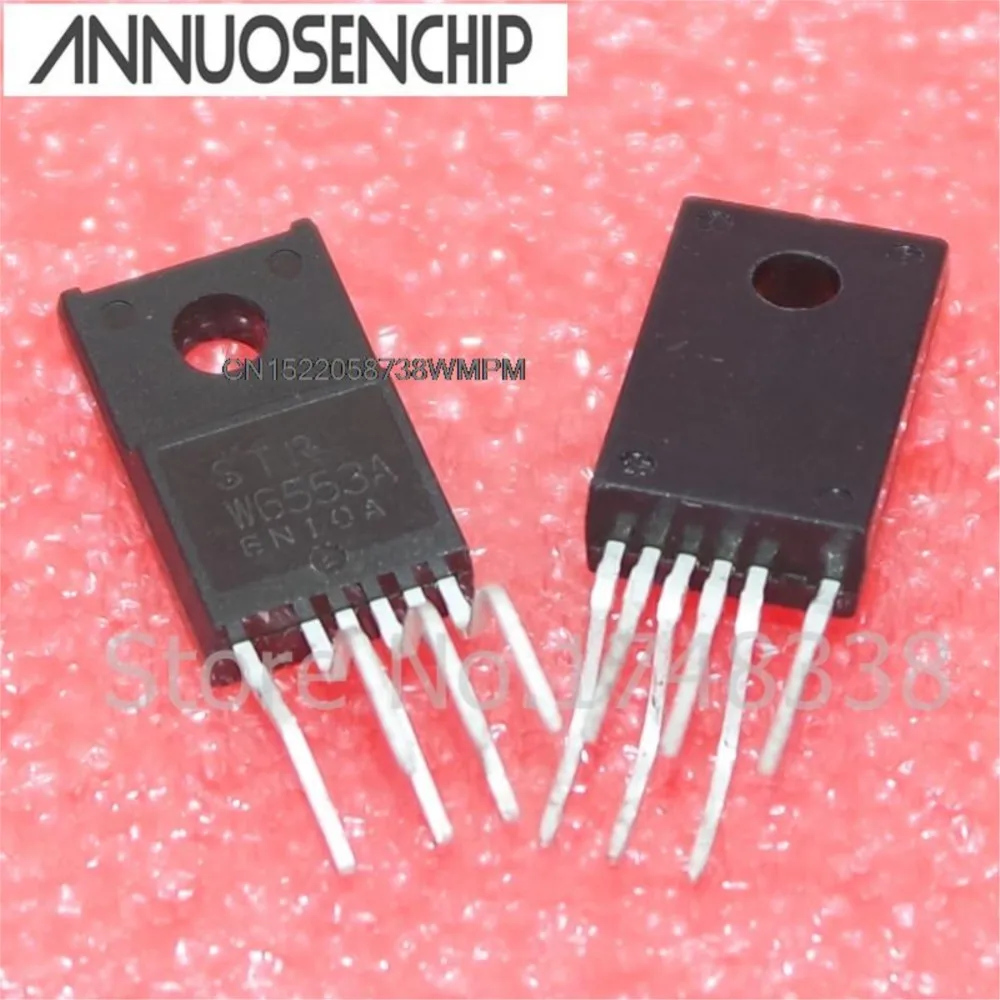 5PCS New and Original STR-W6553A STR - W6553A TO-220F-6 STRW6553A