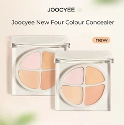 Joocyee New 4Colours Concealer Palette 4 Textures Conceals Acne Marks Tear Troughs And Dark Circles Face Base Makeup