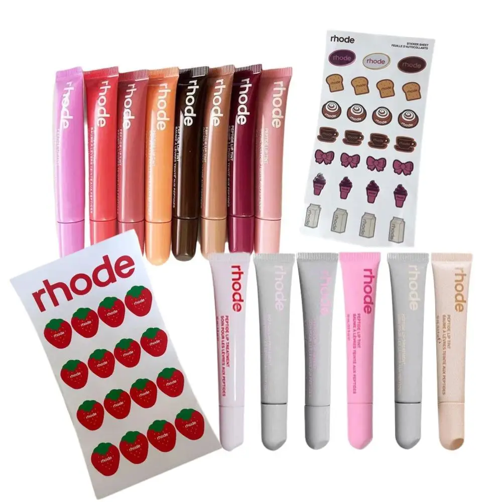 Rhode Lip Gloss Balm Cinnamon Lip Colorete Lip Tint Lip Oil Gloss Hailey Bebier Cinnamon Roll Lip Balm Summer Jelly Bean