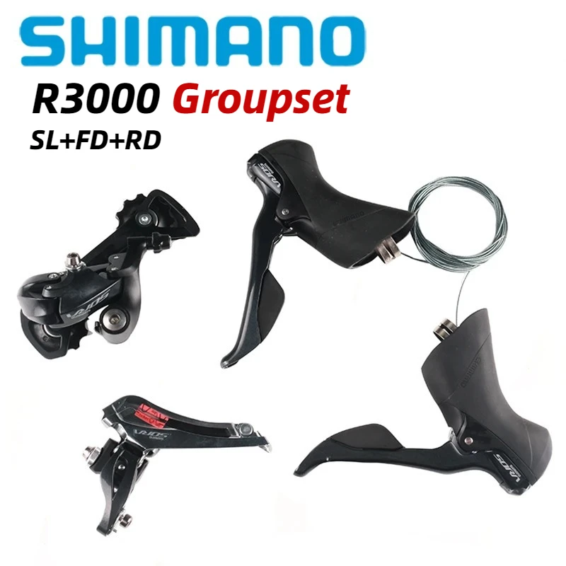 SHIMANO SORA R3000 2x9Speed Groupset DUAL CONTROL LEVER ST-R3000 RD-R3000 Rear Derailleur Front  Derailleur for Road Bike Parts