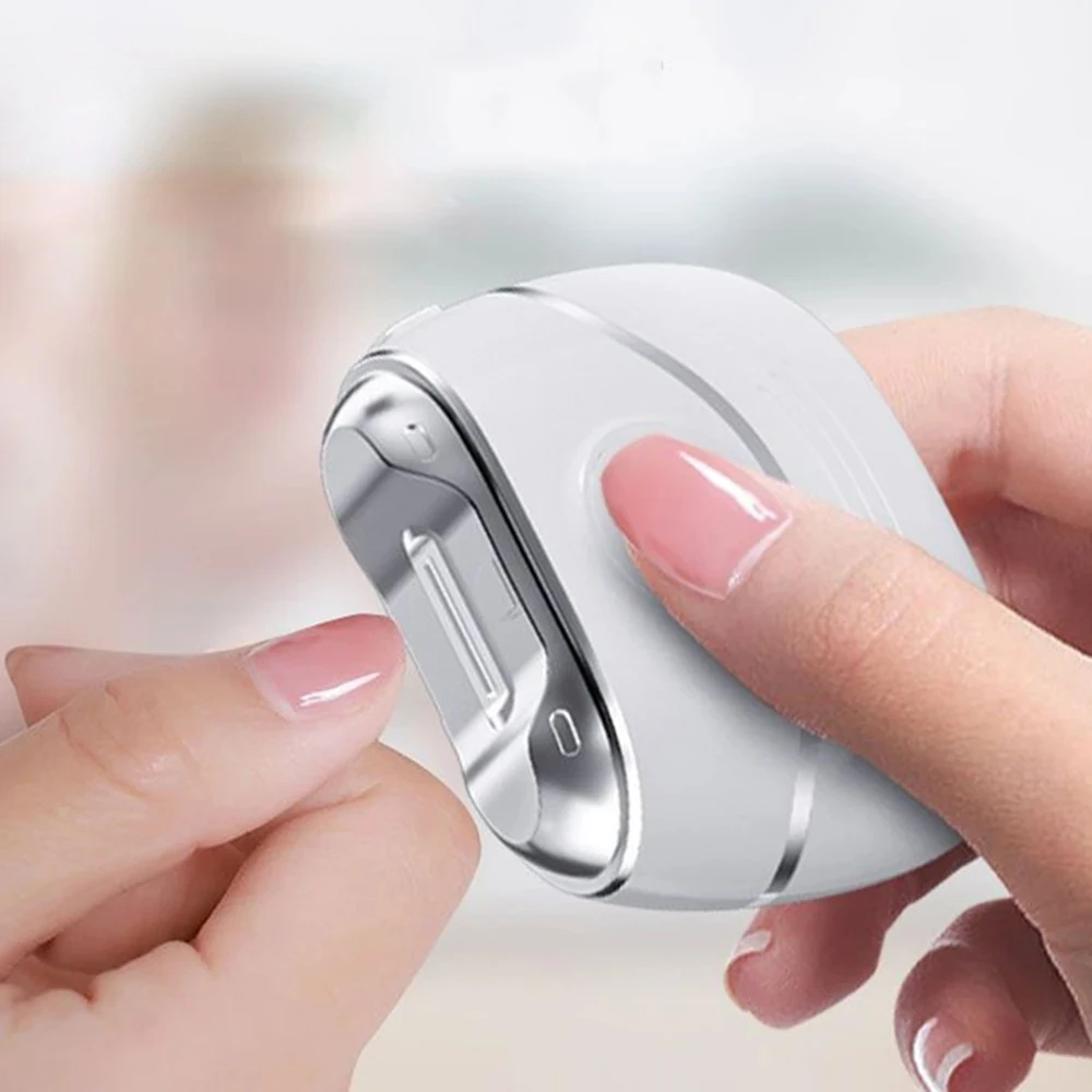 

Electric Automatic Nail Clippers With Light Trimmer Nail Cutter Manicure For Baby Adult Care Scissors Body Tools USB Charging