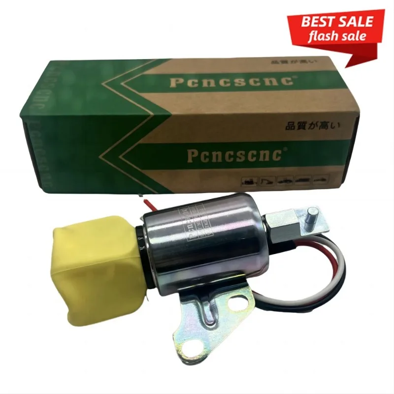 

1756ES-12SULB1S5 12V Excavator Engine Fuel Stop Solenoid SA-4899-12 16851-57723 Fits for Kubota D722 D902 Z482