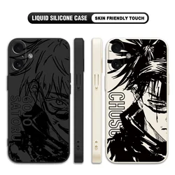 Anime Jujutsu Kaisen Phone Case For Oppo A60 A98 A78 A38 A18 A57 A76 A36 A96 A17 A74 A54 A94 A16 A15 A93 A31 A92 4G 5G Cover