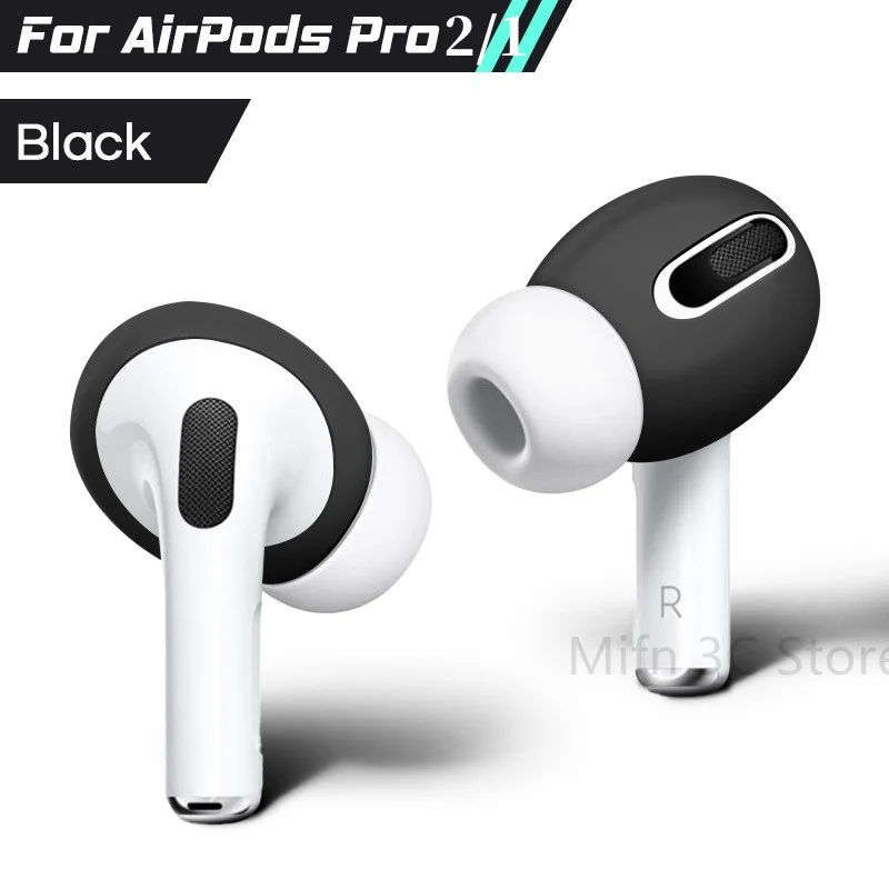 For AirPods Pro 2 Skin Covers Ear Tips Pads Silicone Protective Case  AirPod Pro 2 2022 Wireless Bluetooth Headphone Accessories