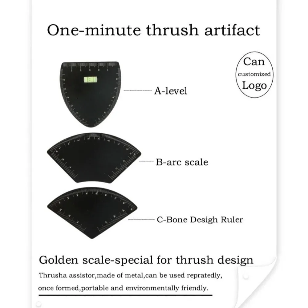 Nieuwe Snelle Tekening Wenkbrauw Tekening Wenkbrauw Desgin Liniaal Herbruikbare Shaping Mapping Tool Beauty Tool voor Beginners