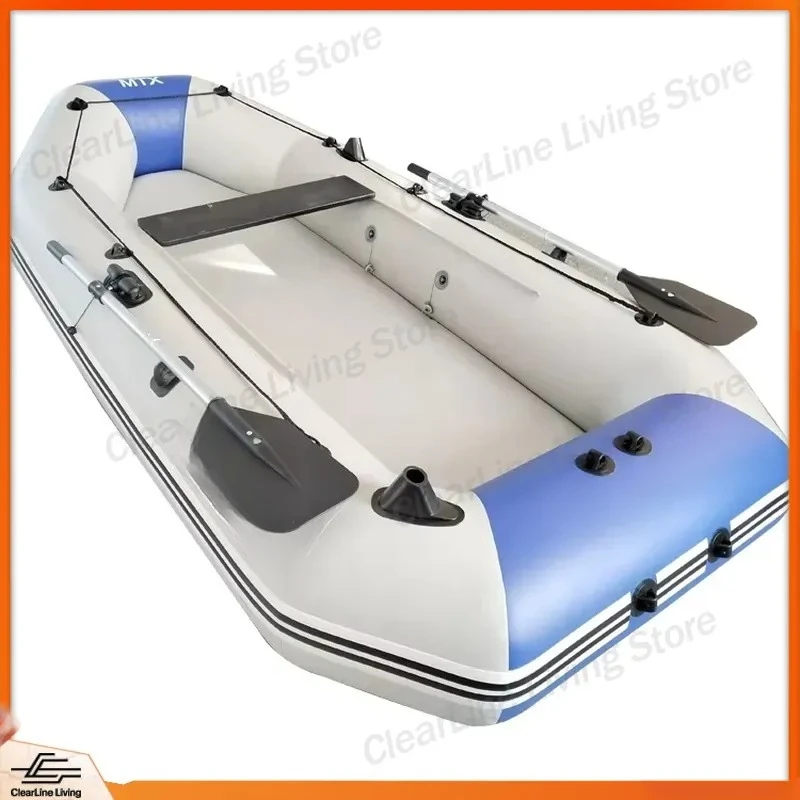 2023 New Inflatable Fishing Boat Small PVC Rubber Dinghy Mojiang Portable Raft for Lake River Sea Outdoor Water Sports Gear