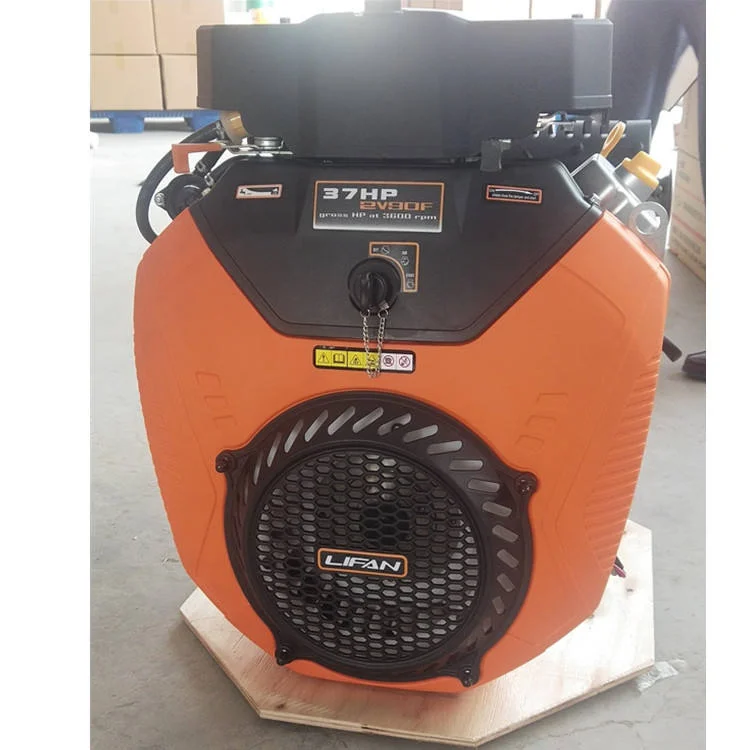 Loncin Heavy Duty 24.5KW 37HP V-Twin 2V90F OHV 4 Stroke Euro 5 Engine For Marine Industrial Machinery