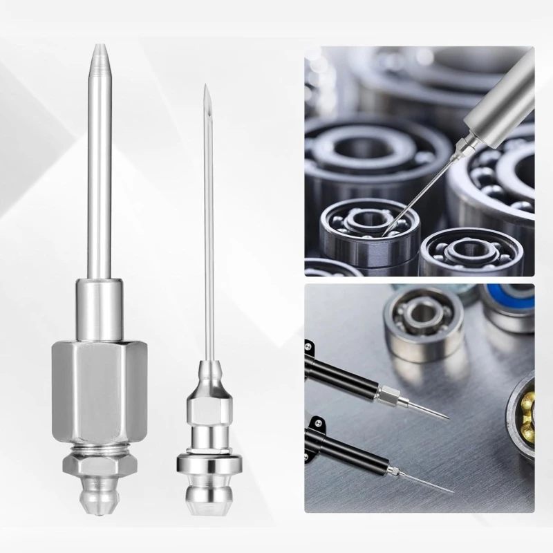 Professional Automotive & Machinery Grease Nozzle Connectors Fittings Suitable for Optimally Reach Efficient Lubrication D7YA