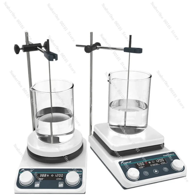 Magnetic mixer digital display constant temperature heating temperature control small electromagnetic mixer high temperature