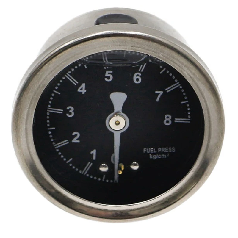 

Алюминиевый серебристый регулятор давления топлива, измеритель цветов с черным лицом и индикатором 1/8 NPT, автомобильный счетчик масла