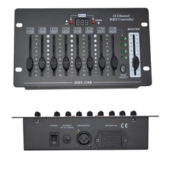 6 16 32 Channel Simple Mini DMX Controller Battery DMX512 Lighting Console for Computer Light Dimmer