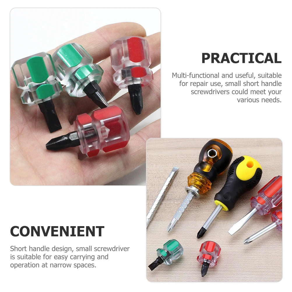 

8 Pcs Screwdriver Set Hand Flat Head Mini Screwdrivers Precision Electronics Repair Tool Short Hair