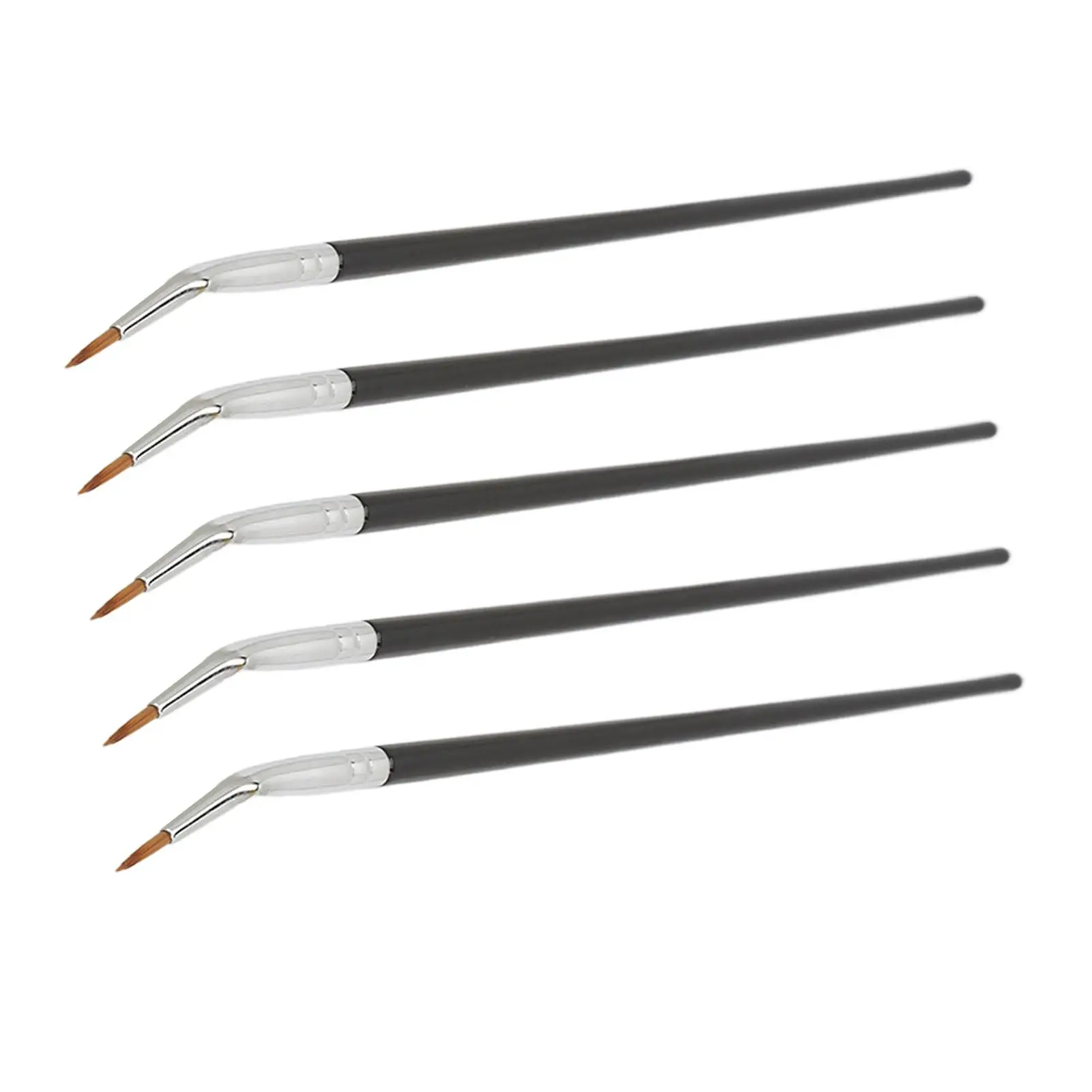 Ultra Fine Angled Eyeliner Brush - Ergonomic, Soft Hair - Portable Cosmetic Tool for makeup Artists at for wedding Parties