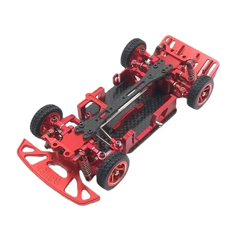 1/28 RC Car Upgrade Parts Accessories for Metal Rear Bumper Tail Wing for Wltoys 284131 K969 K989 K999 P929 MINI-Q RC01