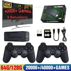 Consolas de videojuegos M8, 2,4G doble de mando inalámbrico, 20000 juegos, TV, Stick 4KFor PS1/FC/GBA, reproductor de juegos portátil Retro