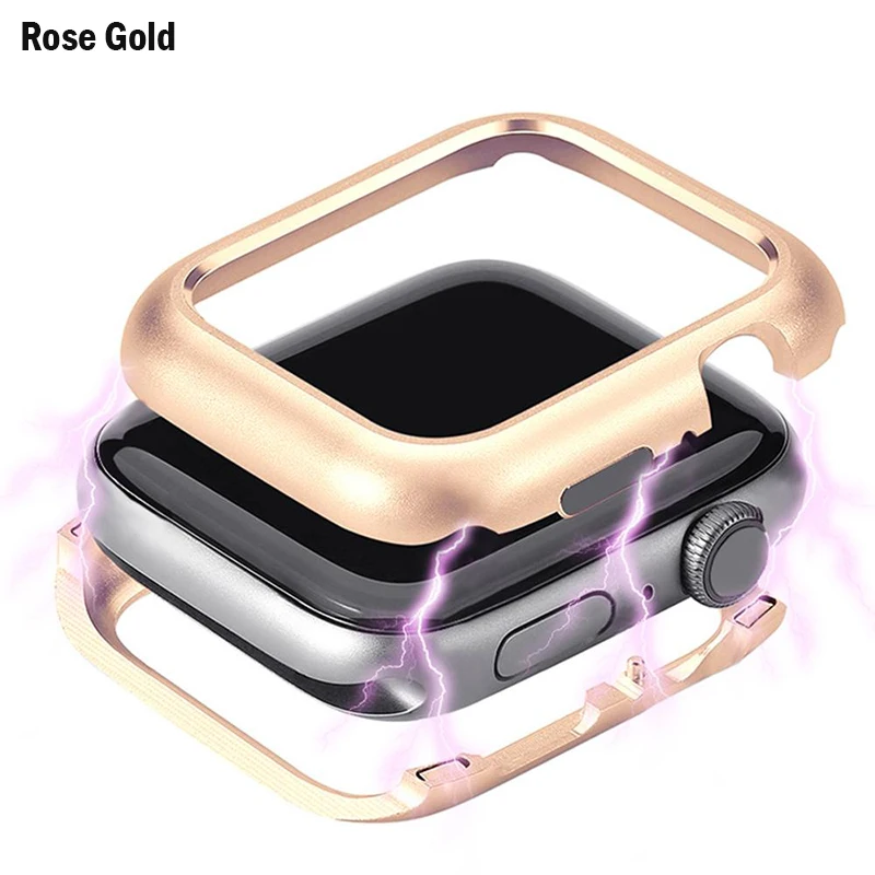 Capa magnética para apple watch case 44mm/42mm iwatch 40mm/38mm protetor de para-choque acessórios para apple watch série 6 5 4 3 se