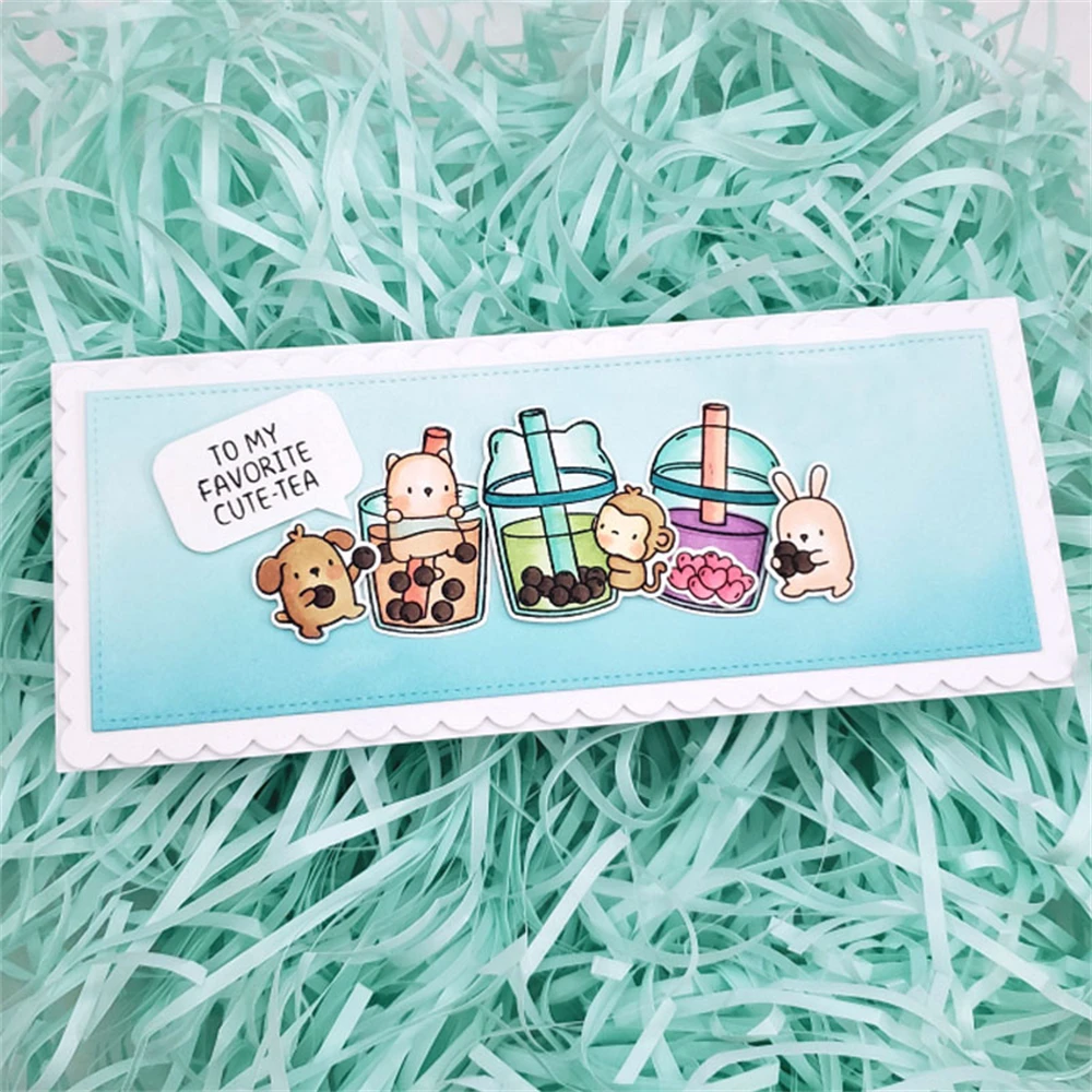 New Year\'s Cheers Stamp and Cutting Dies Red Envelope Clear Stamps For DIY Scrapbooking Decoration Paper Craft Album Card Making