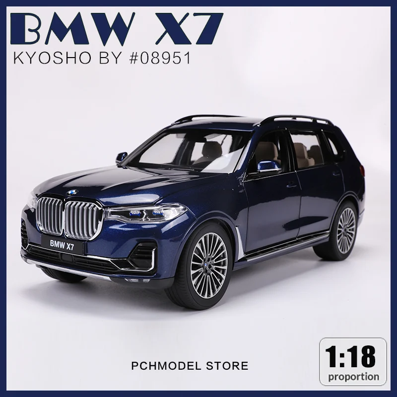 

Special Price Kyosho 1:18 2019 BMW X7 G07 Alloy Car Model l Kid gift Collection #08951