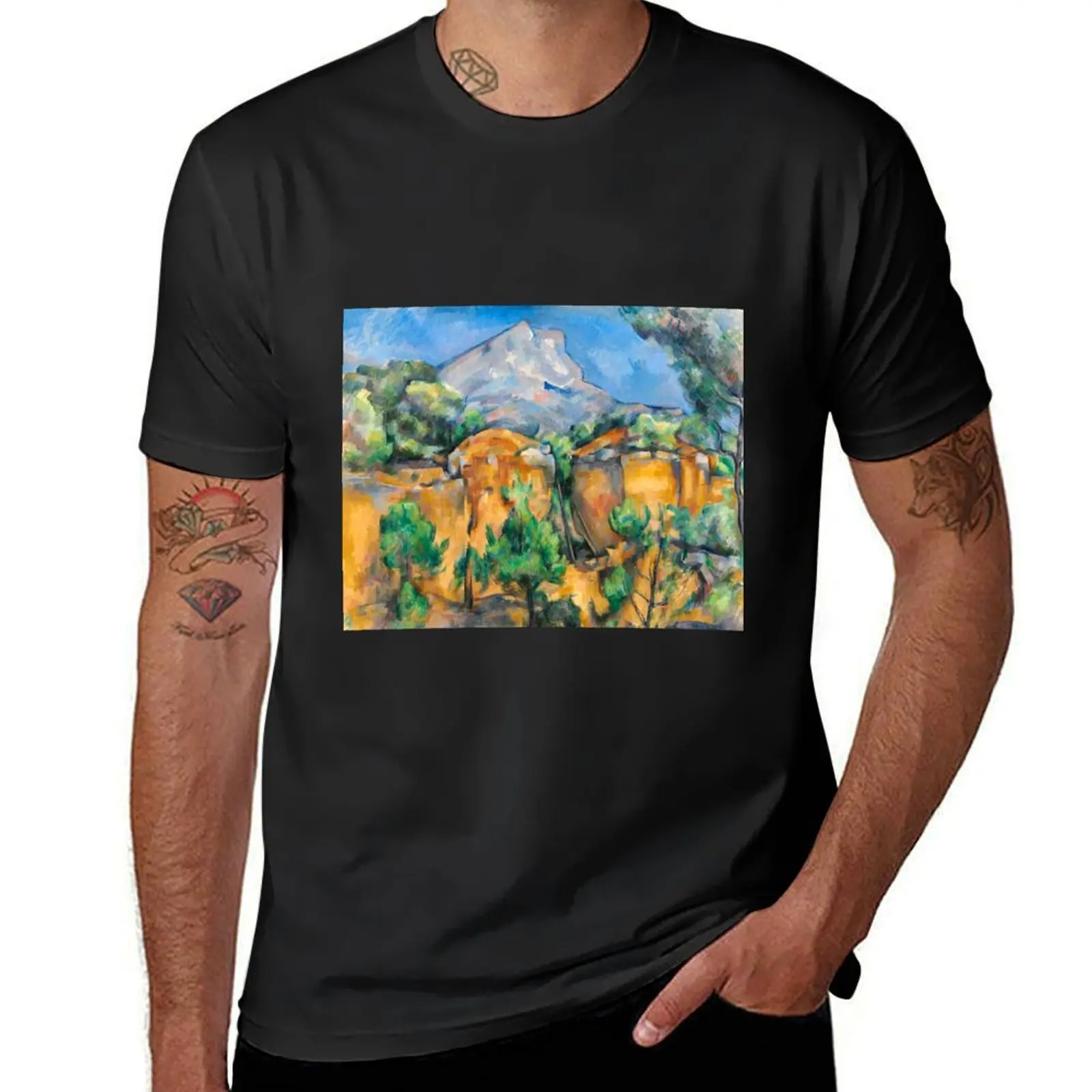 

Mont Sainte-Victoire by Paul Cézanne T-Shirt korean fashion kawaii clothes clothes for men