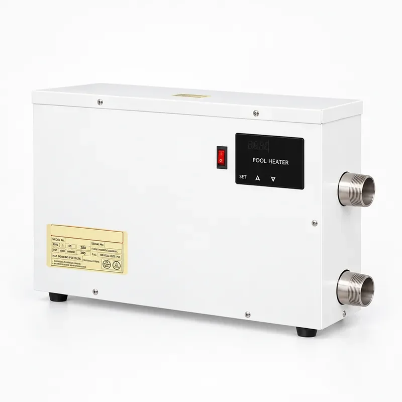 For Electric Swimming Pool Heater with Touch Screen Thermostat Hot and Cold Water Circulation Heating Equipment Factory