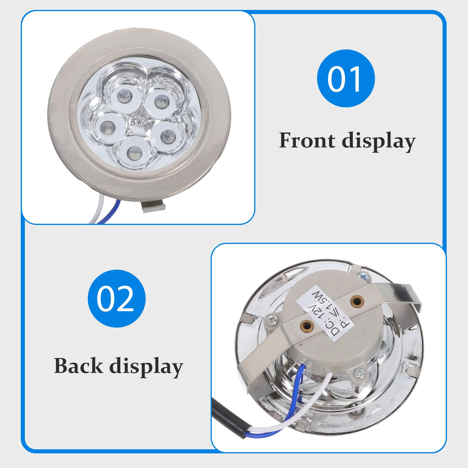 2Pcs Range Hood LED Bulbs Cold White Bright Cooker Hood Light Replacement Energy Saving Kitchen LED Kitchen Light Bulbs