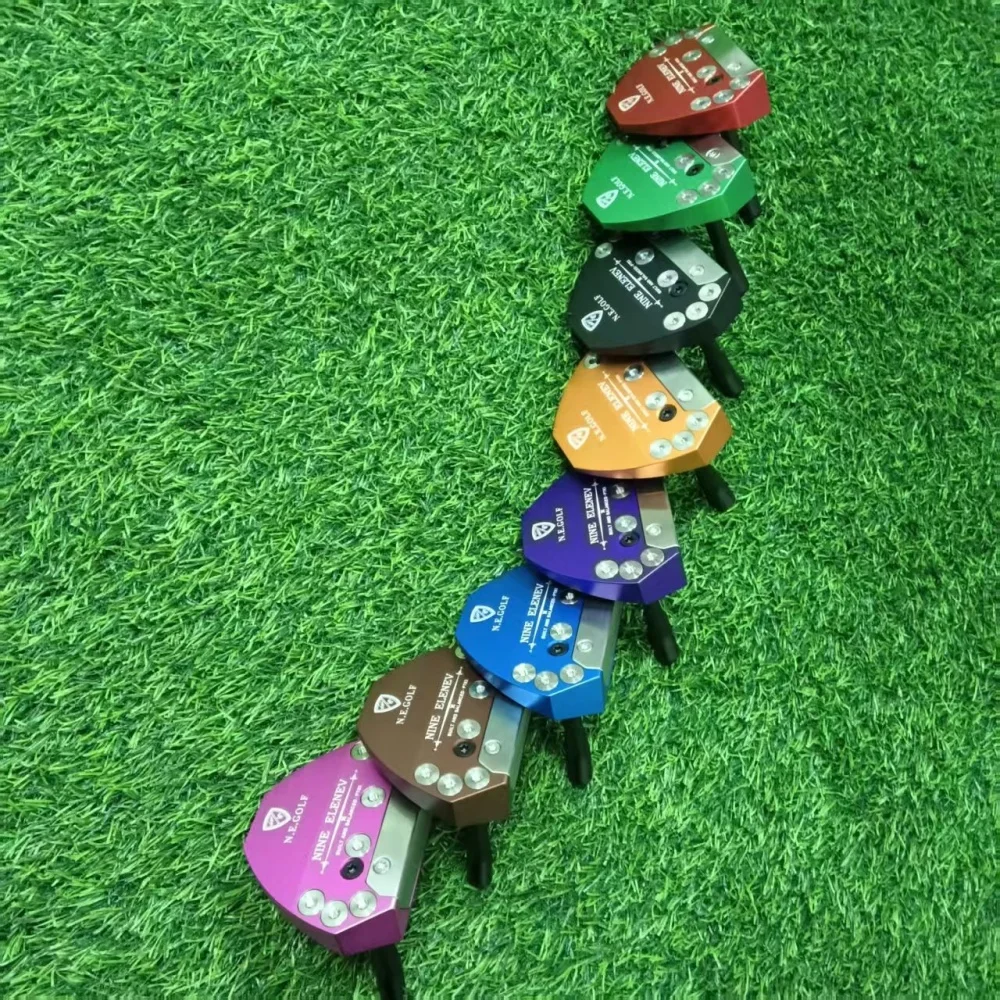 

Паттер для гольфа PT03-1 Nine Elenev Zero torque, 32/33/34/35/36 дюймов, с автоматическим выравниванием, функцией возврата мяча, с чехлом для головки, 2025 год