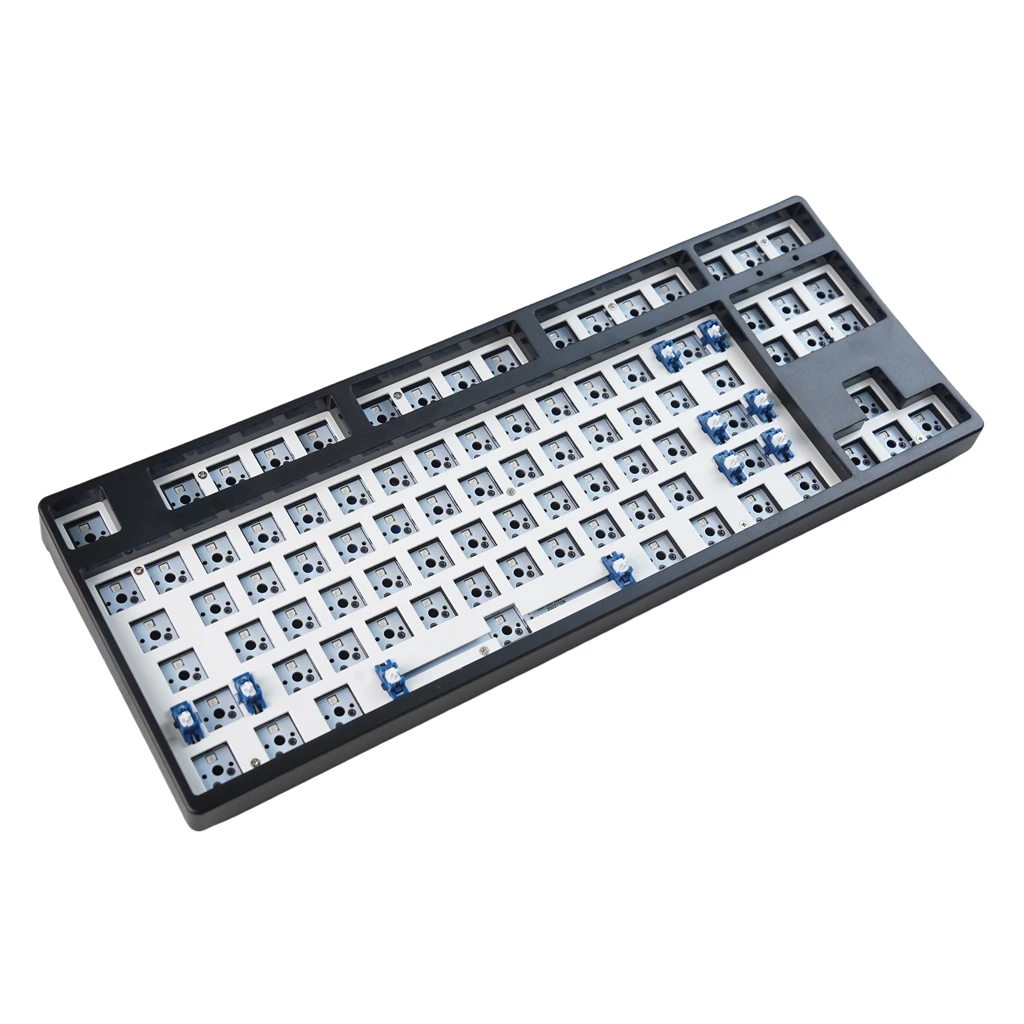 Imagem -02 - Mathew Kc87 Kit de Teclado para Jogos 87 Teclas Teclado Barebone Programável Tkl Bluetooth sem Fio Base de Teclado Mecânico Personalizado