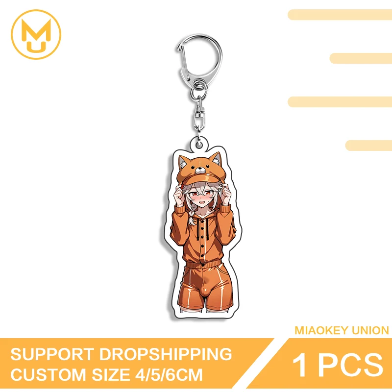 Femboy Fashion Personality Key Holder Seductive Decorative Line Of Photo Wall Key Slot Treasure Props Hentai Lewd Key Rings
